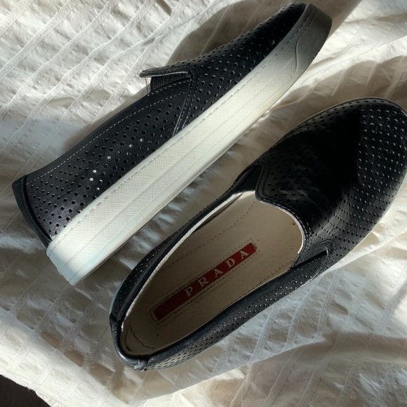 Prada Platform Shoes (Slip on) - Picture 1 of 4